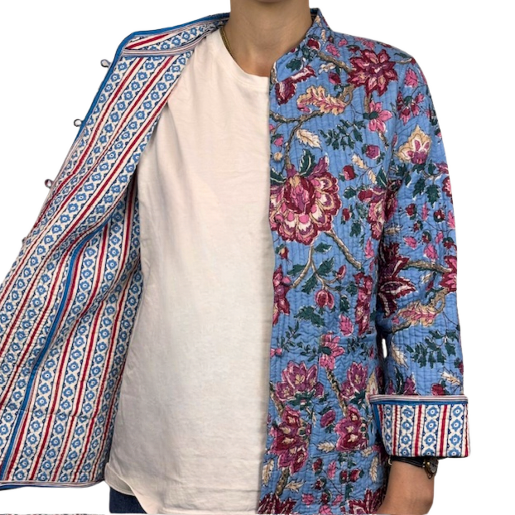6F Quilted Cotton Jacket Reversible Design 2