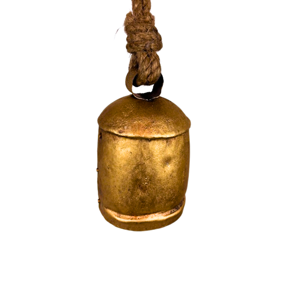 2MB Metal Rustic Cow Bell with Rope and Wooden Donger 3 sizes