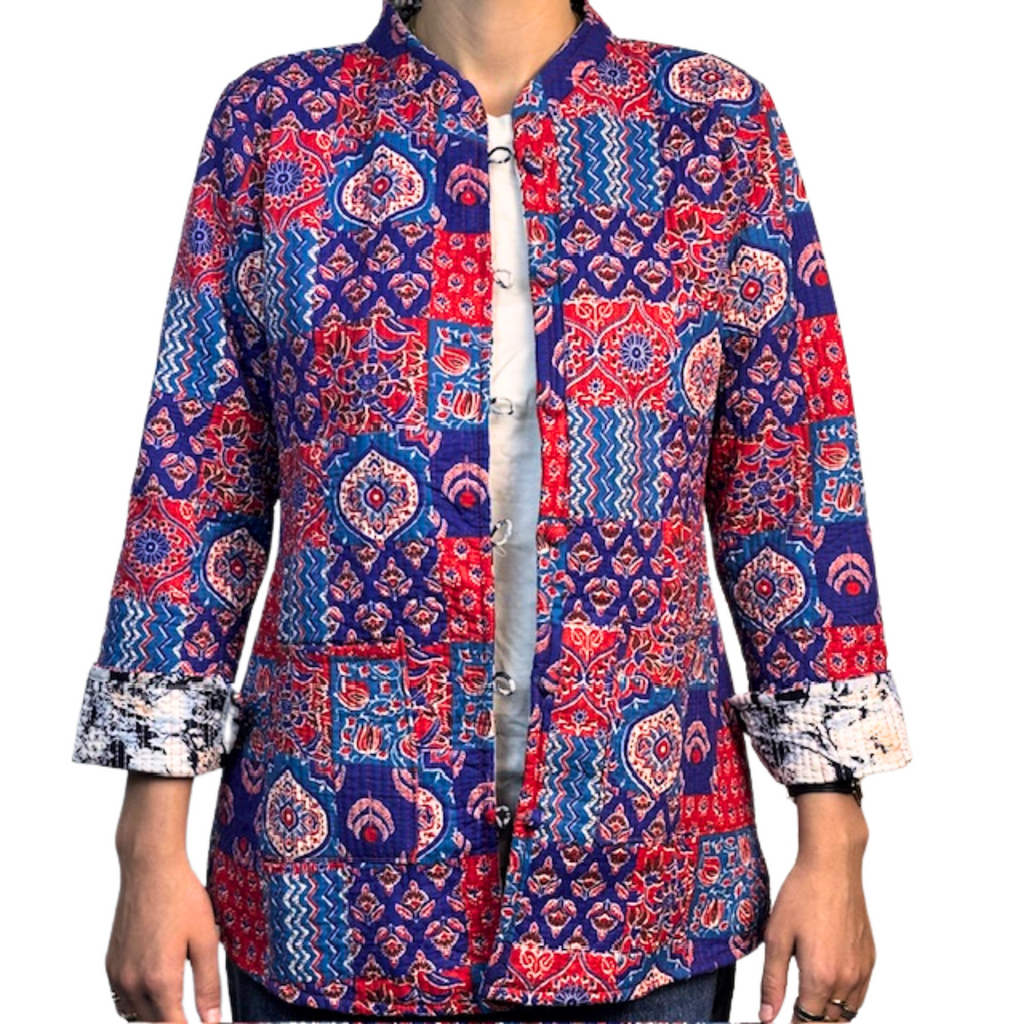 6F Quilted Cotton Jacket Reversible Design 3