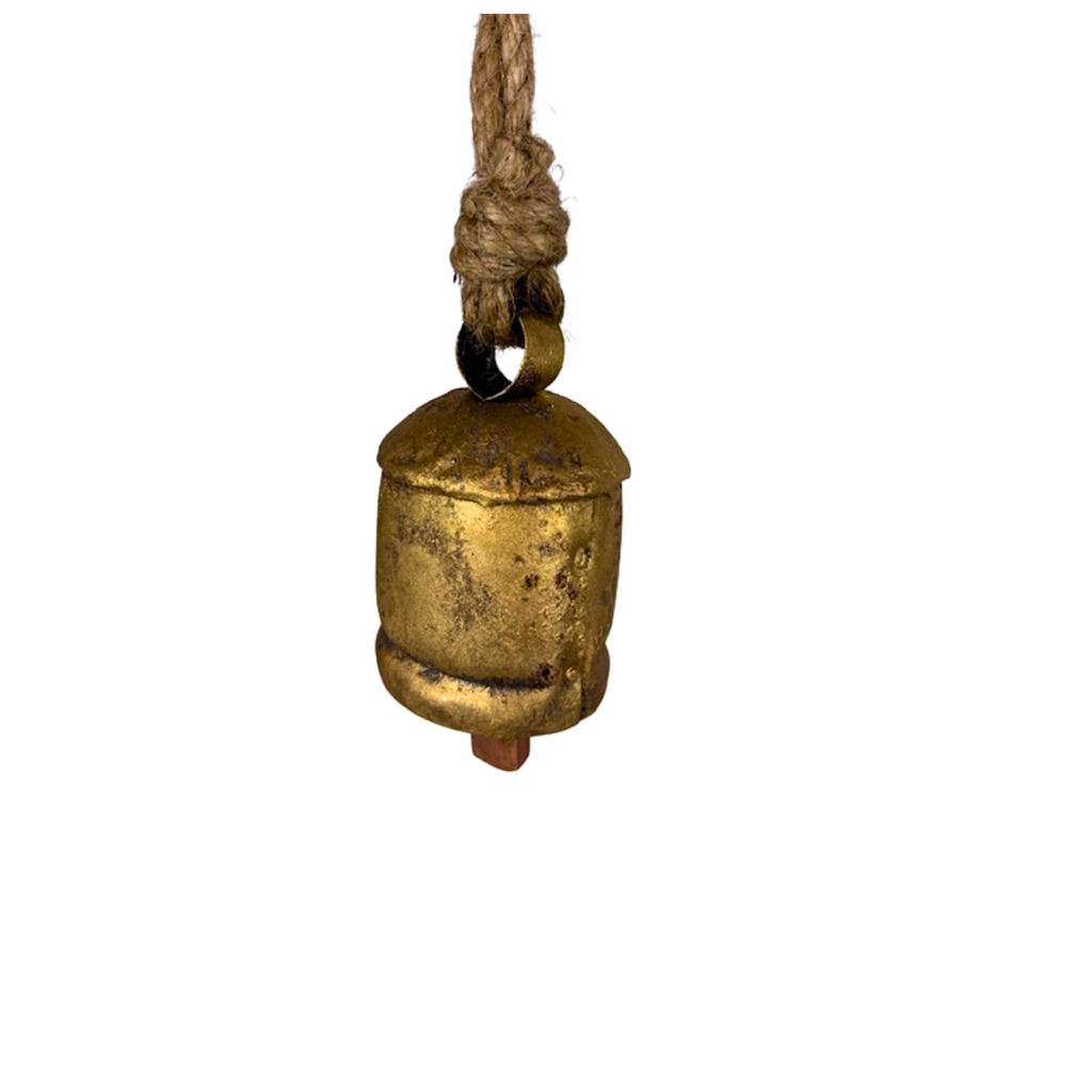2MB Metal Rustic Cow Bell with Rope and Wooden Donger 3 sizes