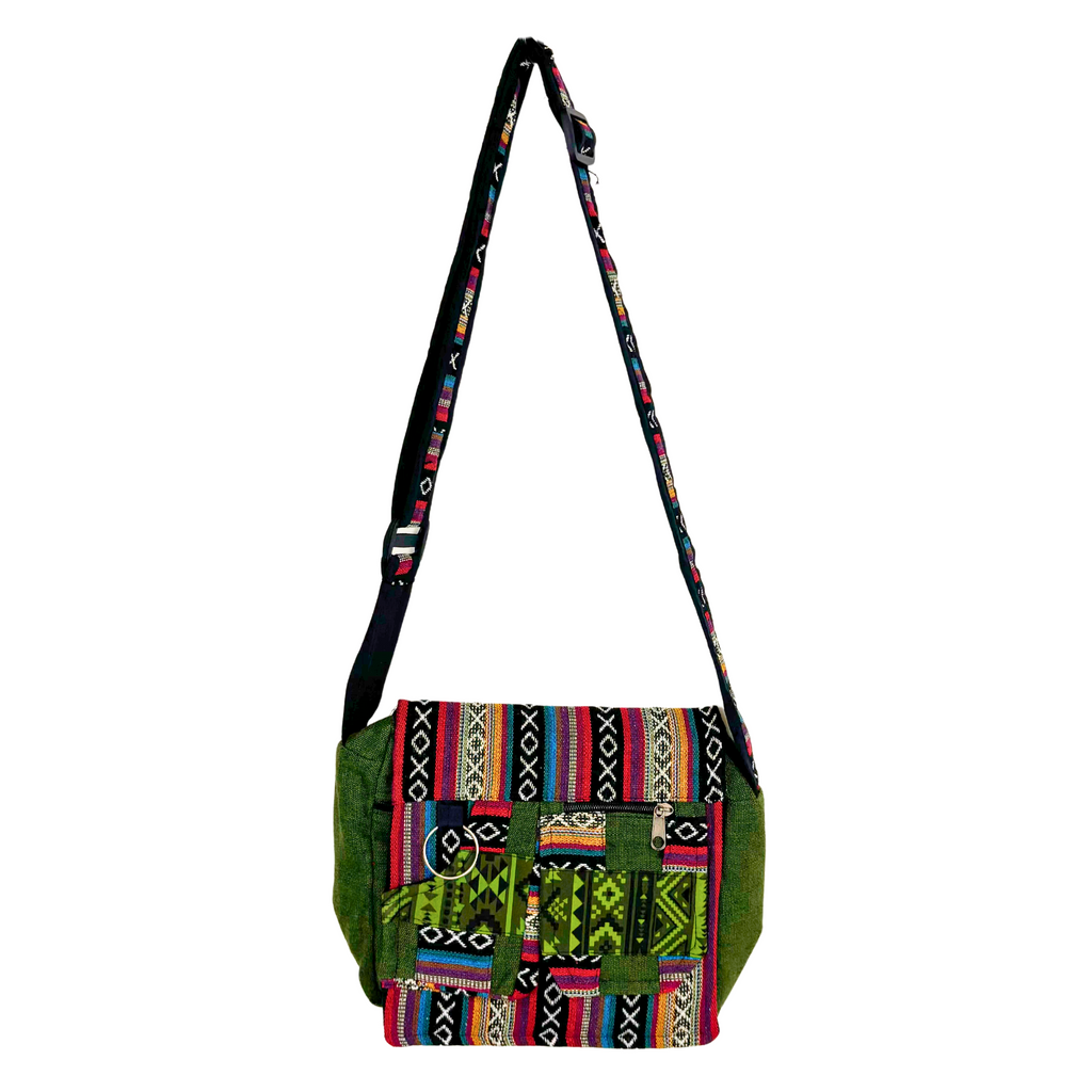 7NEP Shoulder Bag Cotton 24x27cms 3 colours