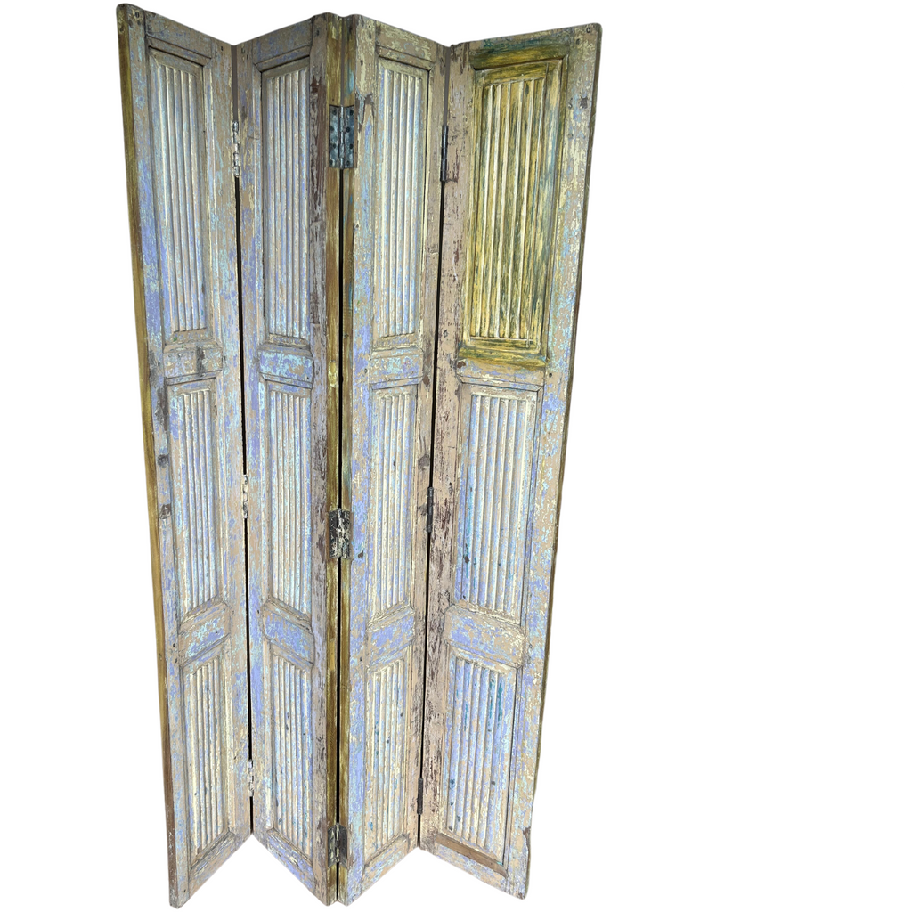 Wooden Folding Room Divider / Dressing Screen (106x3x193cms) FUR522