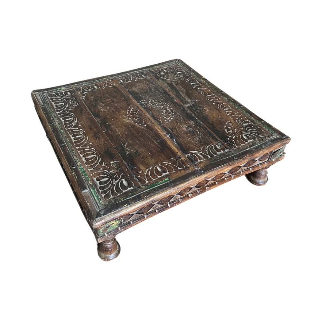 Wooden Tea Table / Bajot (46w 46d 14h) FUR551