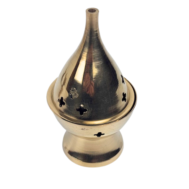1GW Brass Incense stick and cone holder 5x11cms GW660