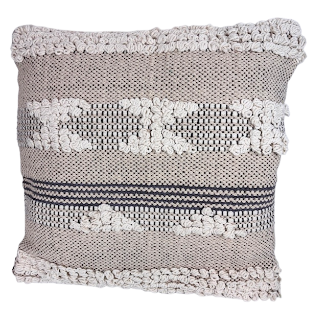 5HW Cushions 100% Cotton Black & White Collection 45x45cms Filler Included