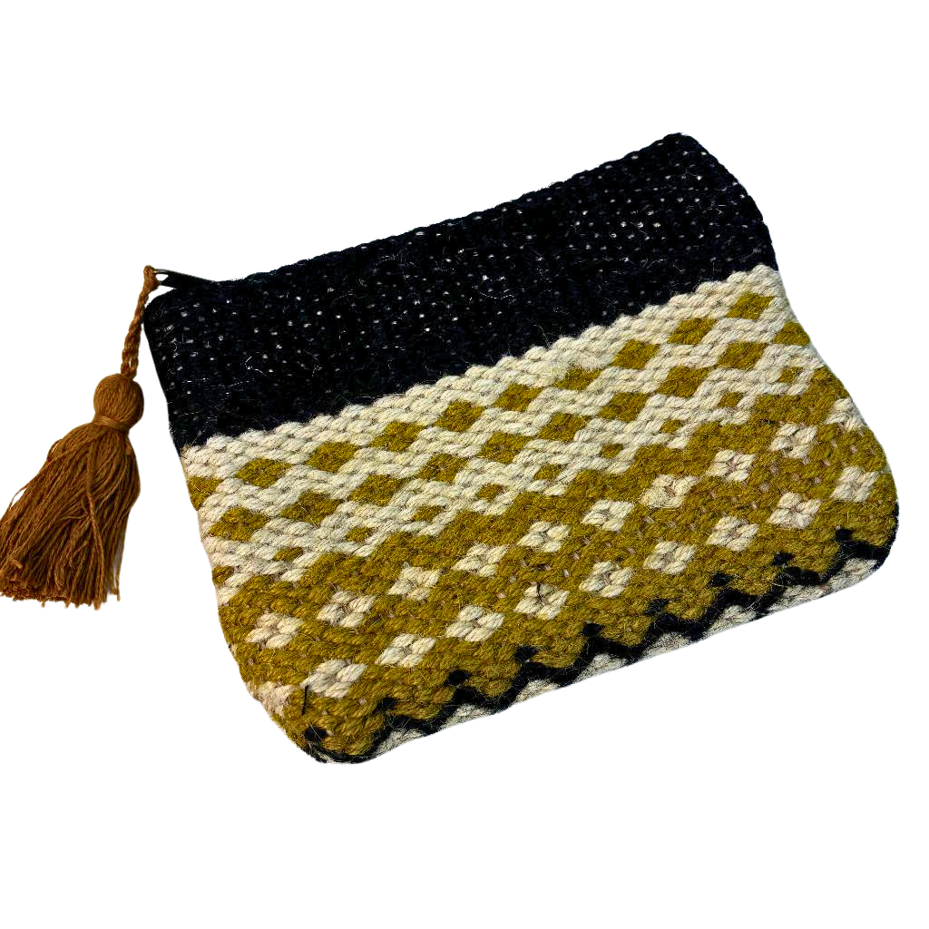 6F 100% Jute Clutch 15x20cms