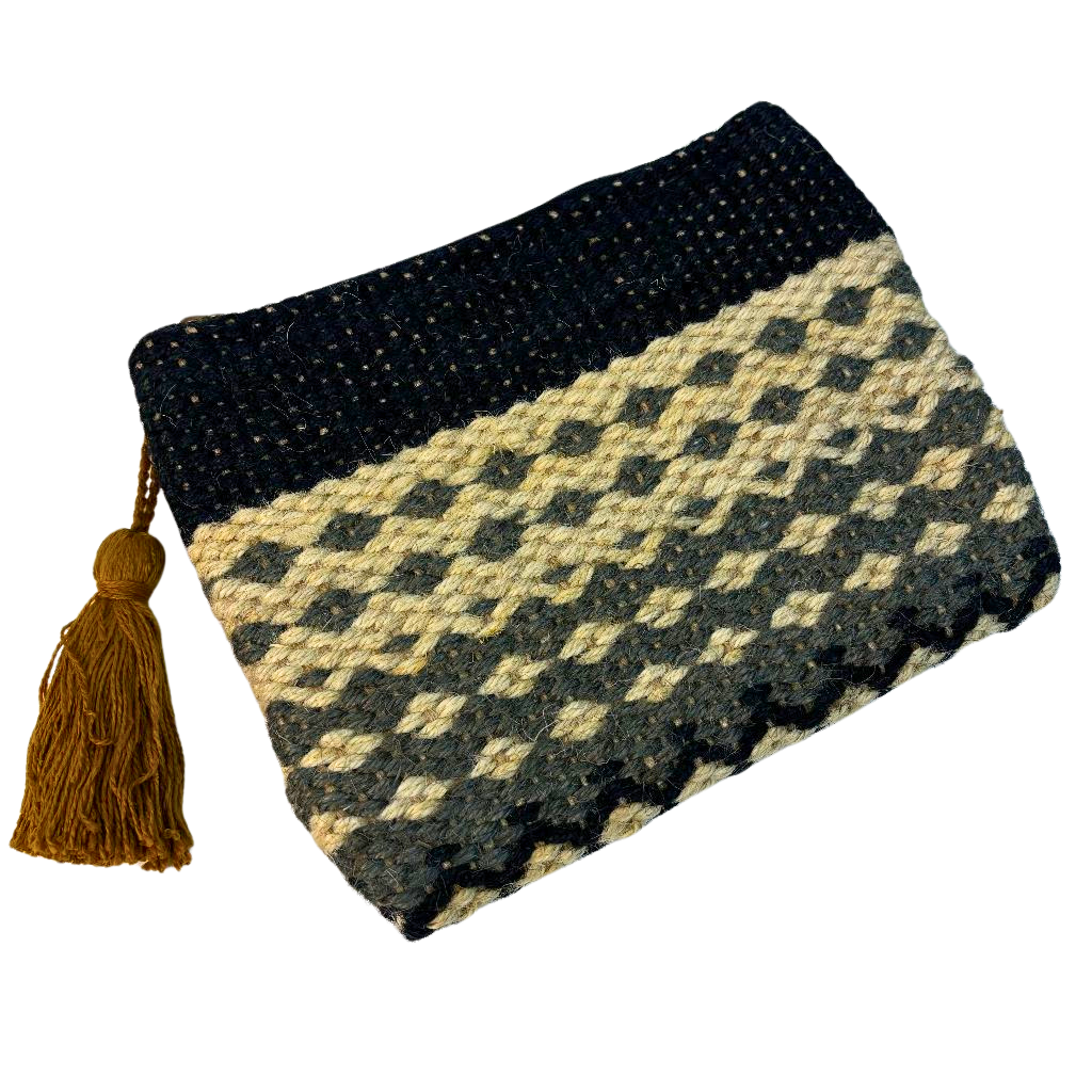 6F 100% Jute Clutch 15x20cms