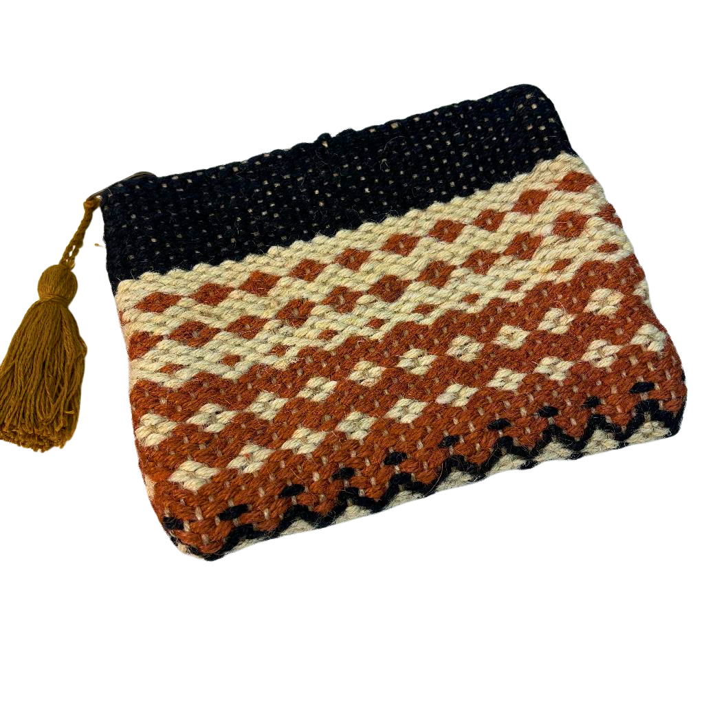 6F 100% Jute Clutch 15x20cms