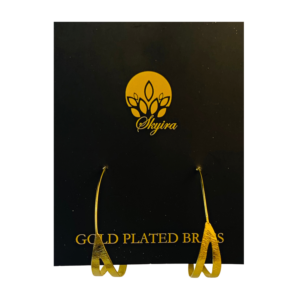 Gold Plated Brass Jewellery Earrings JA037