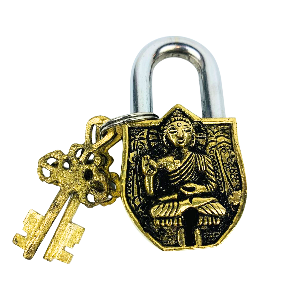 Brass Lock Buddha Small GW423