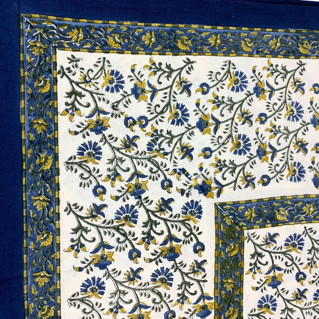 5HW Table Cloth 2023 Hand Block Printed 8 Seater 170x270cms