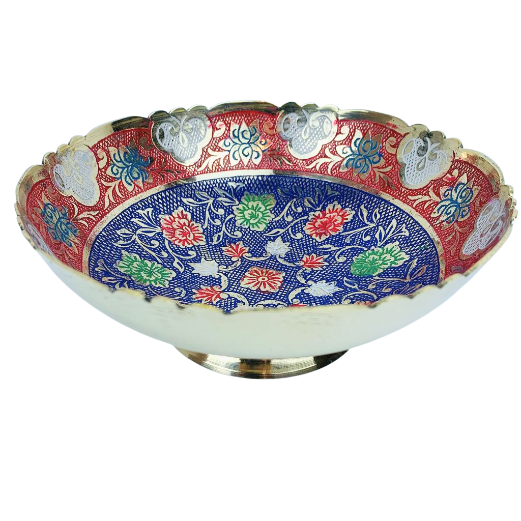 1GW Brass Bowl Large 18cms GW458