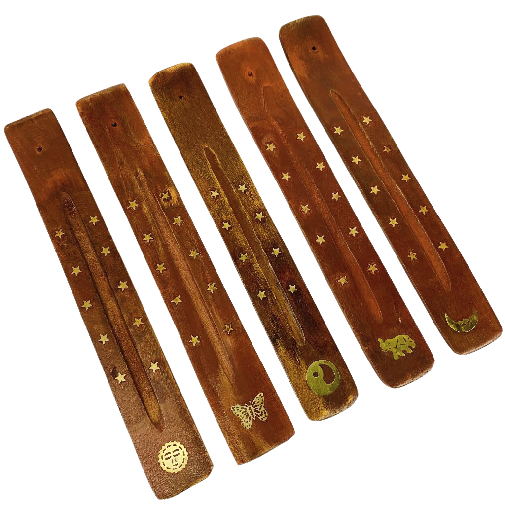Incense Sticks Wood with Brass Inlay pack of 5 GW429