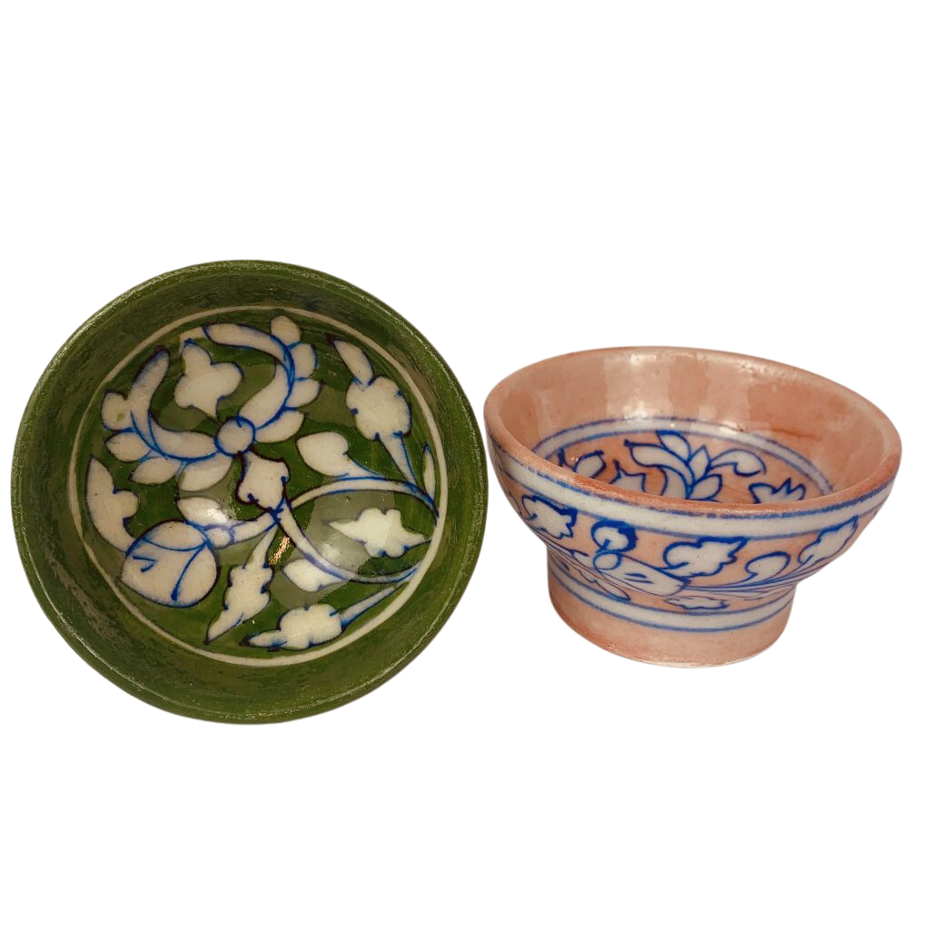 Jaipur Blue Pottery Bowl Small 8cms Round