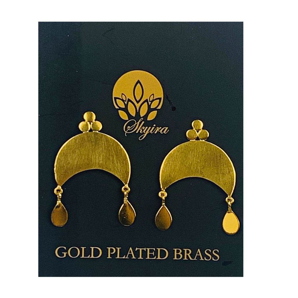 Gold Plated Brass Jewellery Earrings JA034
