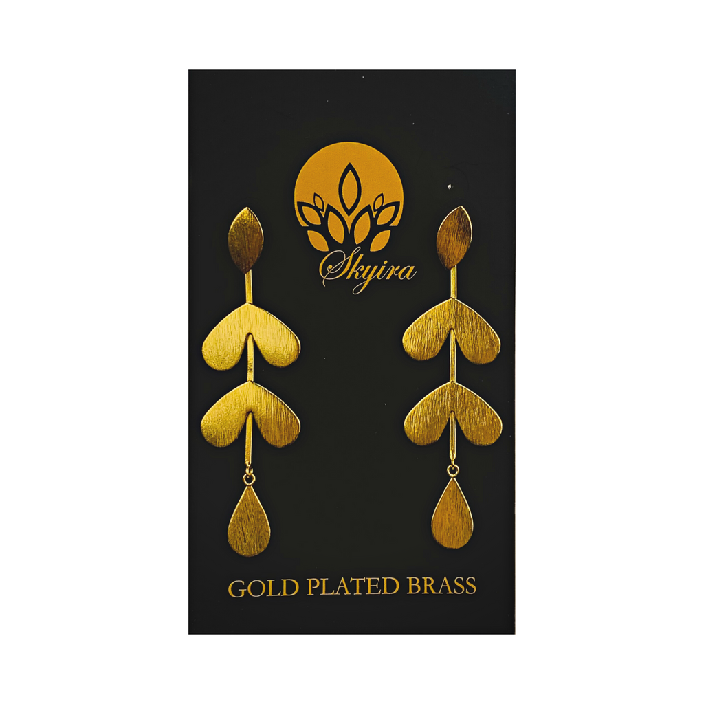 Gold Plated Brass Jewellery Earrings JA039