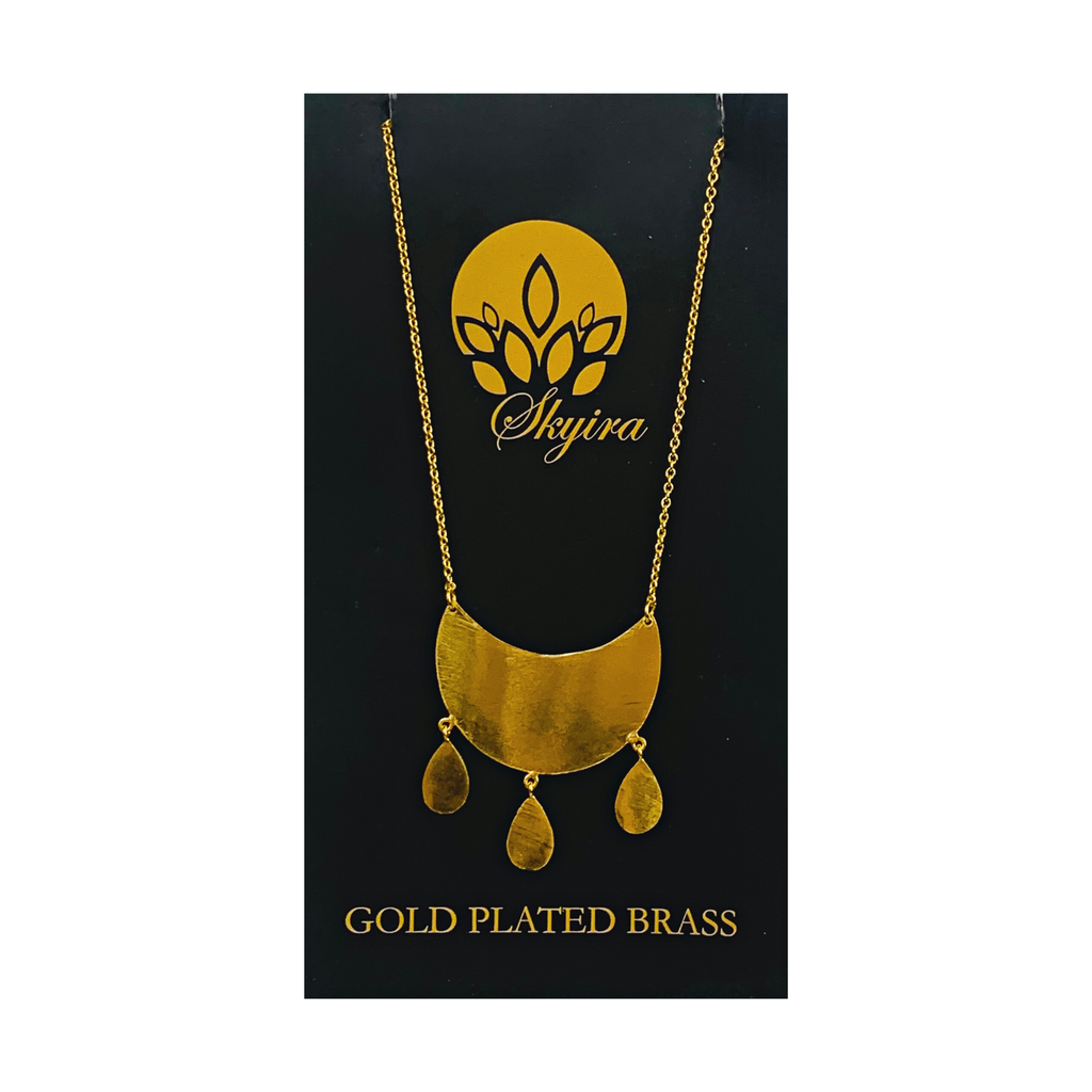 JA042 Gold Plated Brass Jewellery Necklace Pendant