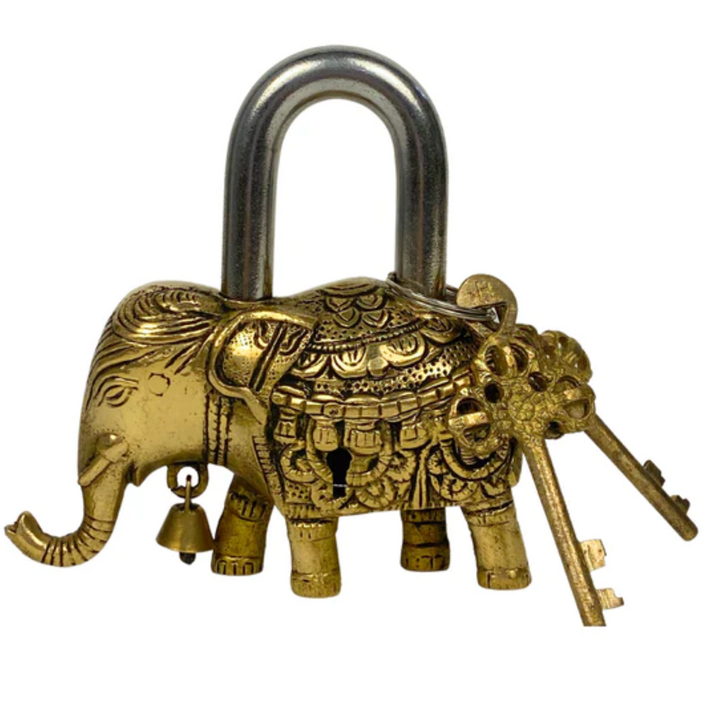 Brass Lock Elephant GW425