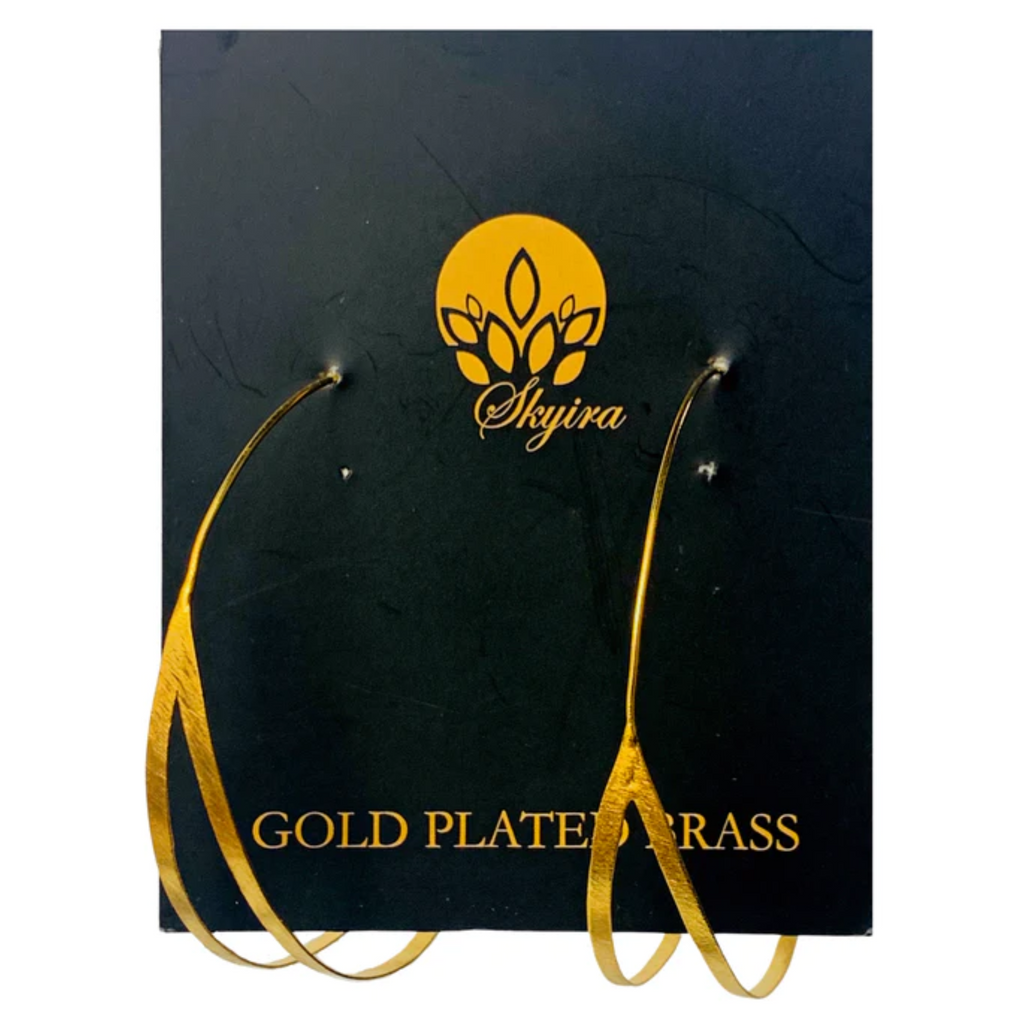Gold Plated Brass Jewellery Earrings JA036