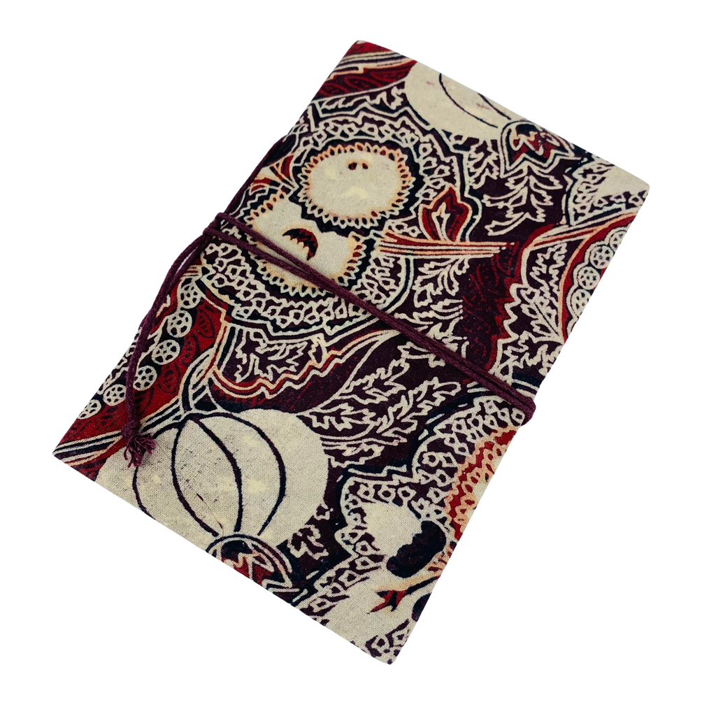 Bahi Fabric Handmade Paper Notebook 1ox15cms (J087)
