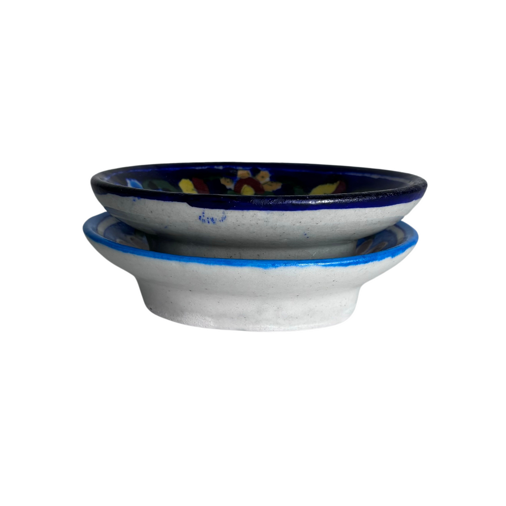 JBP Jaipur Blue Pottery Soap Dish 13x10cms