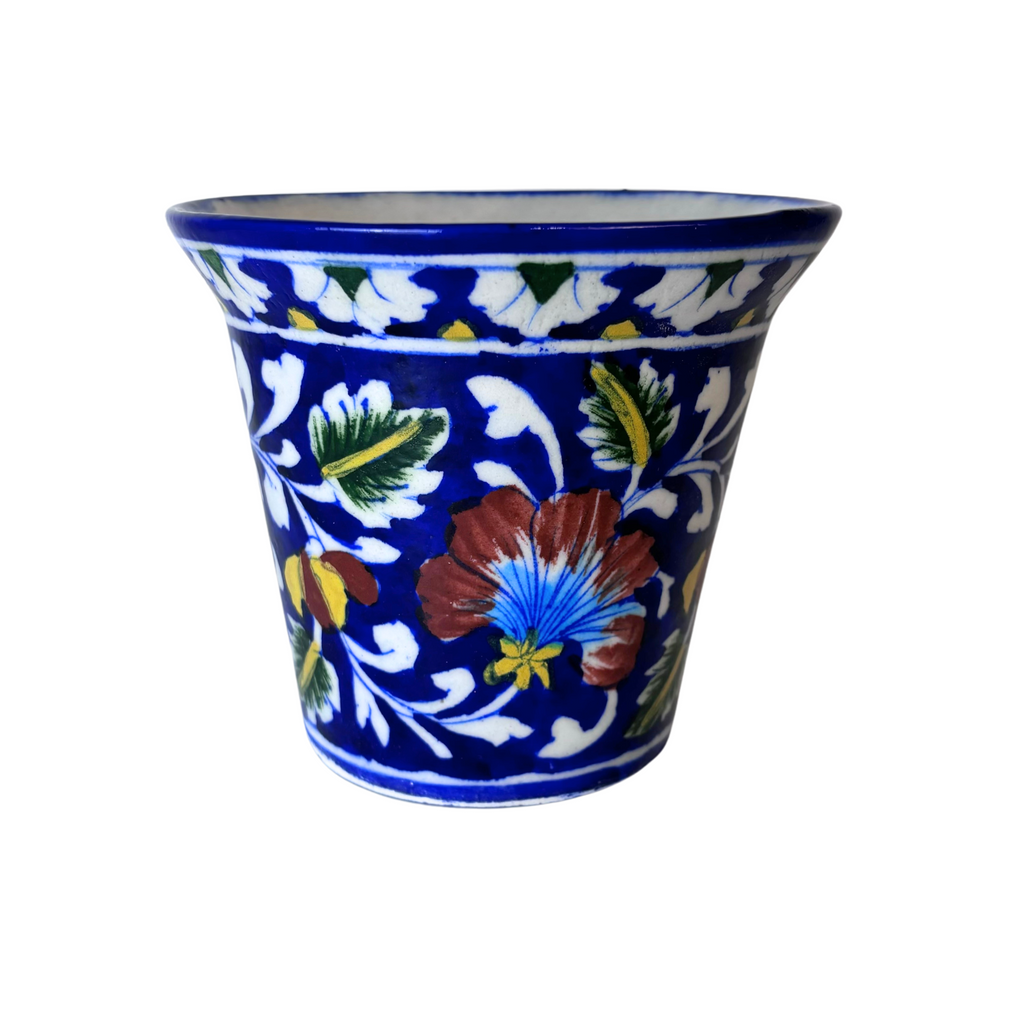 JBP Jaipur Blue Pottery Planter Pots 10x10cms