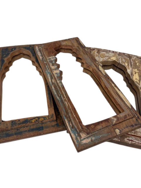 UNC061 Wooden Large Jharoka Mirror Frames