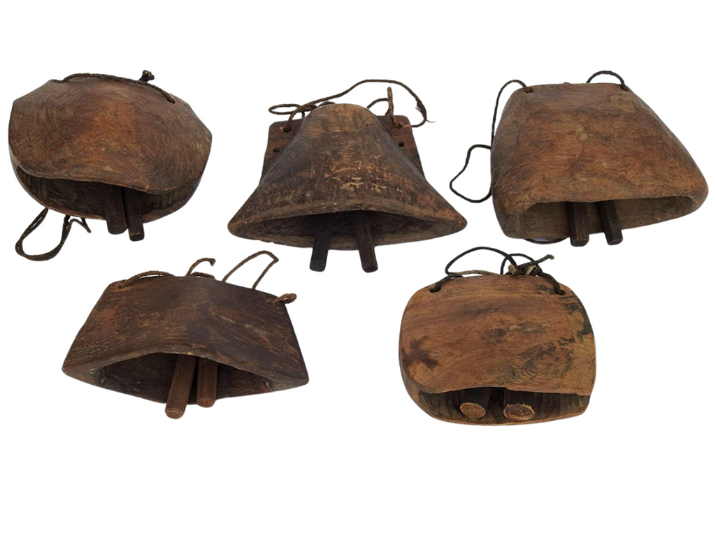 Original Wooden Cow Bells- 50yrs old FUR365