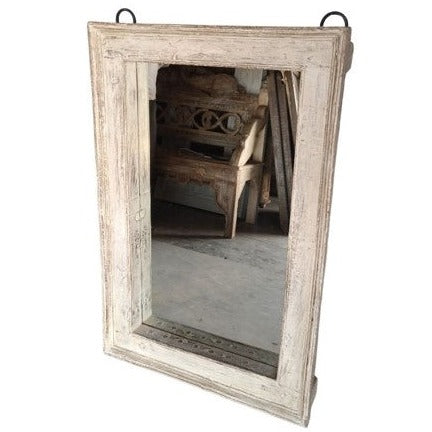 Old Original Wooden Mirror Frame From Gujarat FUR159