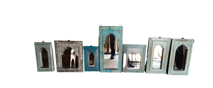 Wooden Small Jharoka Mirror Frames FUR123
