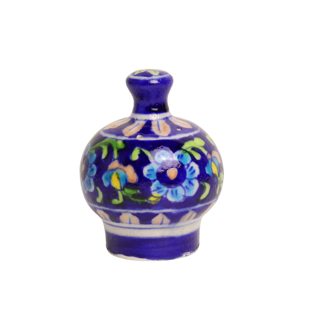 JBP053 Jaipur Blue Pottery Incense Stand 7w8h cms