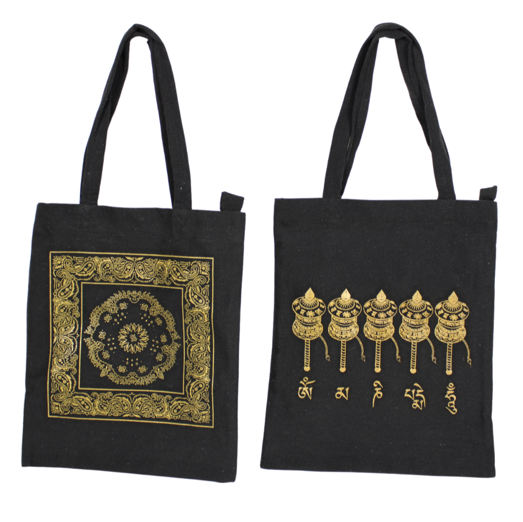 Tote Bag Black with Zip 38x33cms