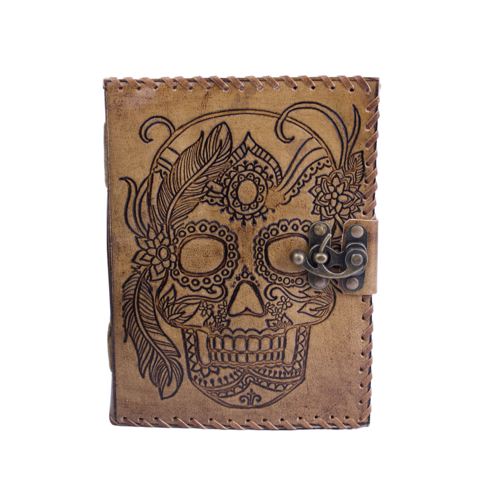 Leather Skull Journal J006 (15x20cms)
