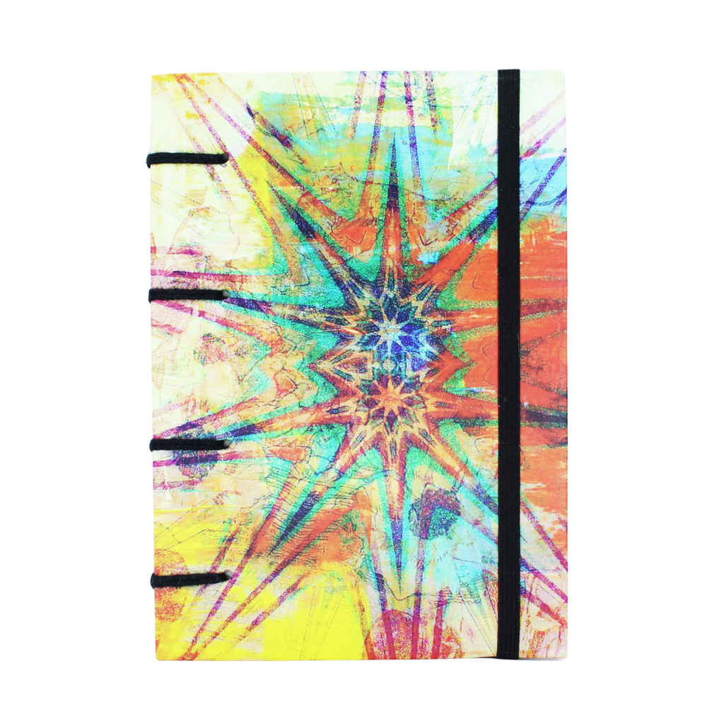 3J017 Star Paper Journal  (14x20cms)
