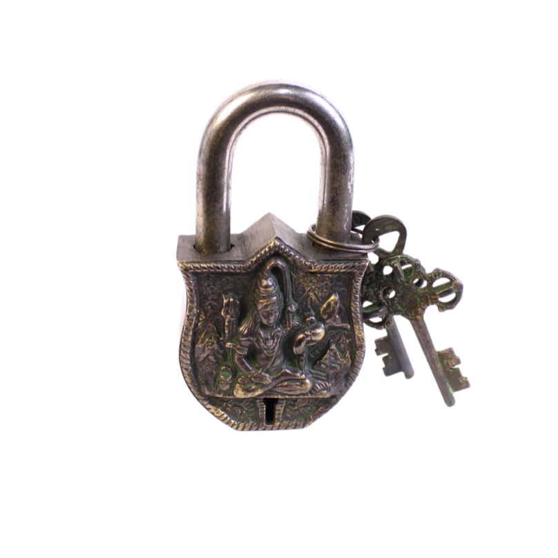 1GW Brass Lock Oxidized Om GW307