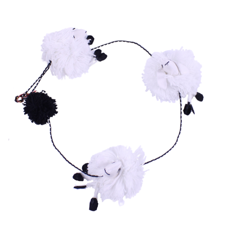 2MB016 Woolly Sheep Mobile 3 Sheep 65cms Long