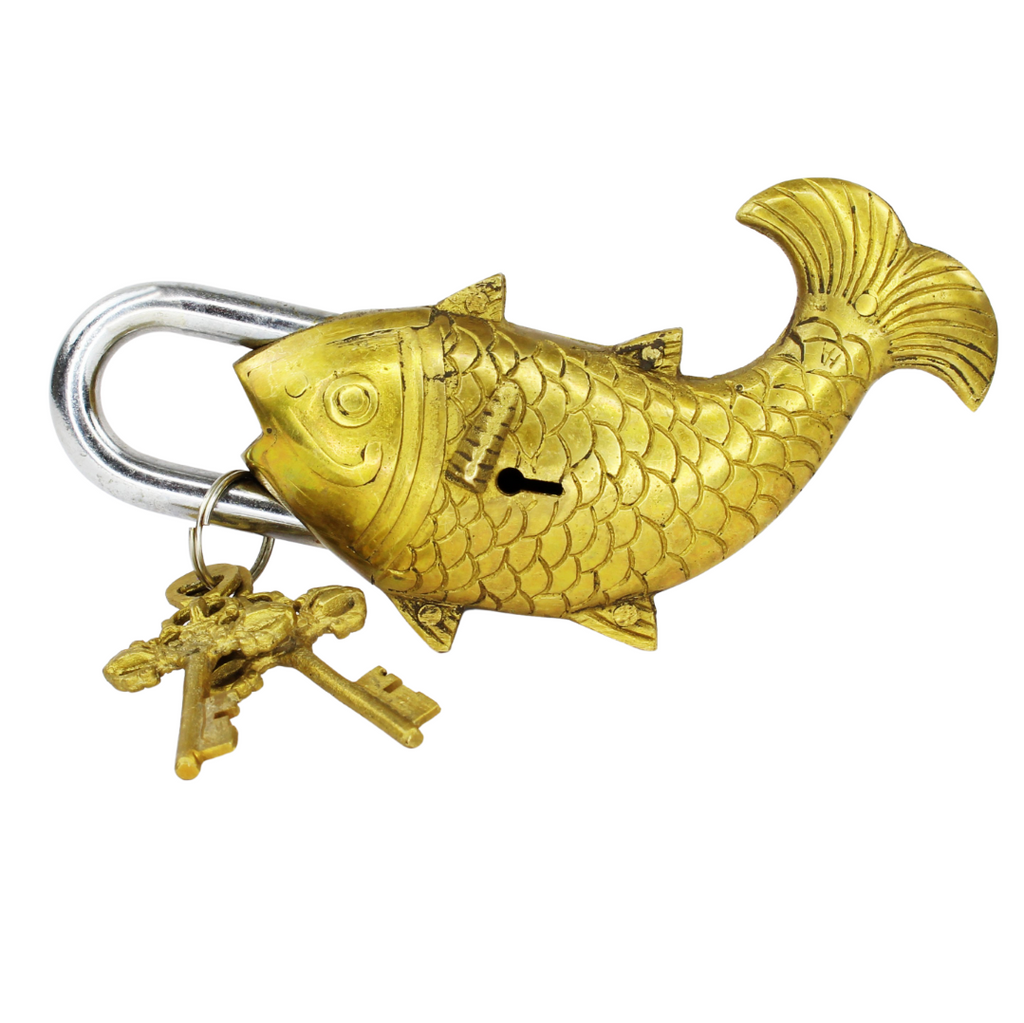 Brass Lock Fish GW038