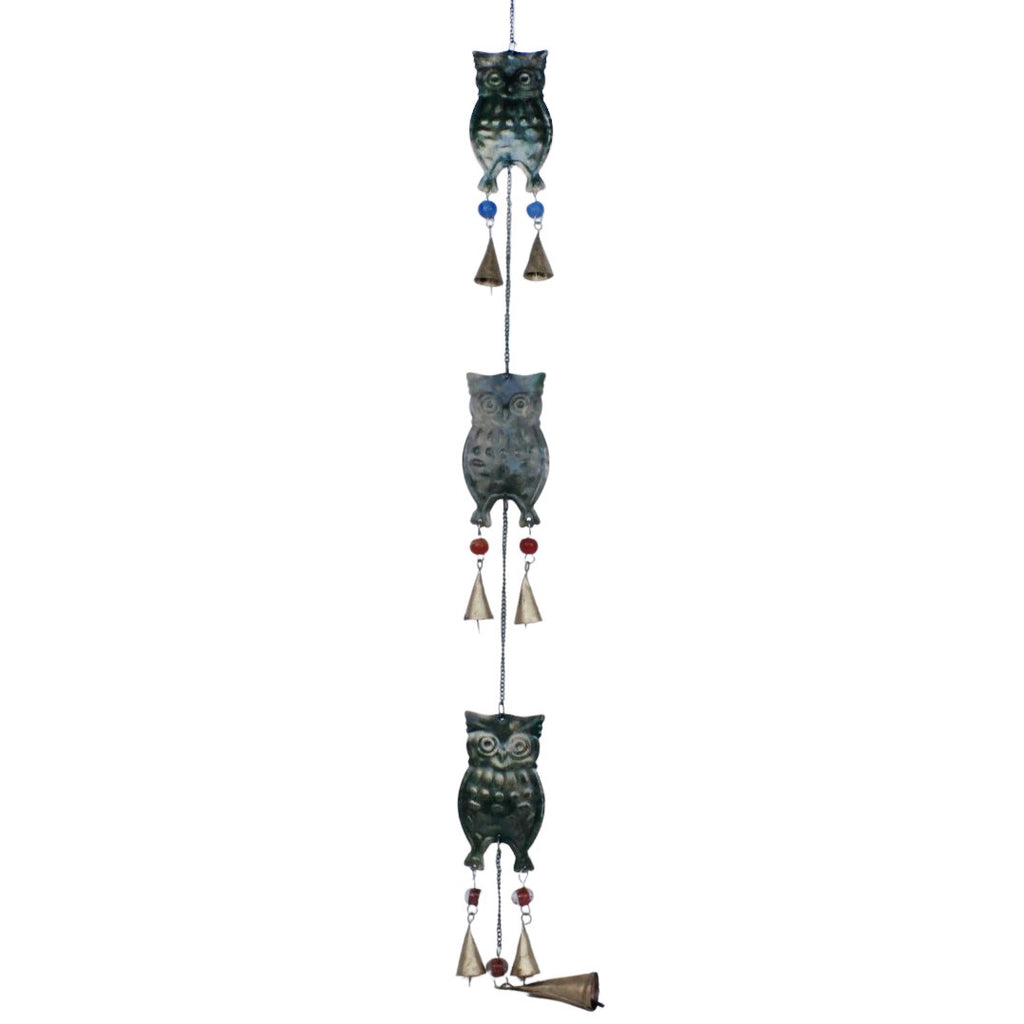 2MB006 Metal Art Owl Mobile