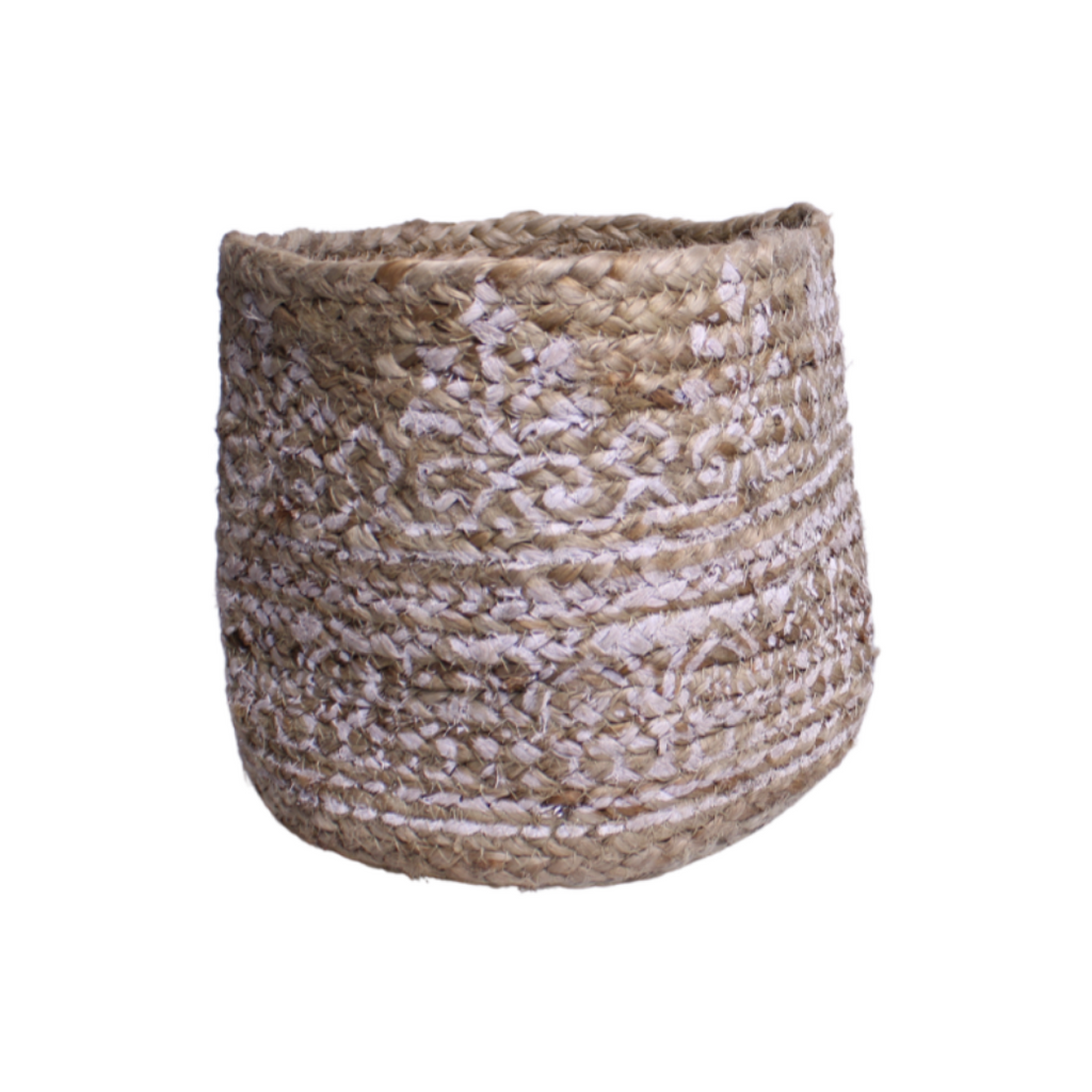 5HW Jute Planter Holder (White)